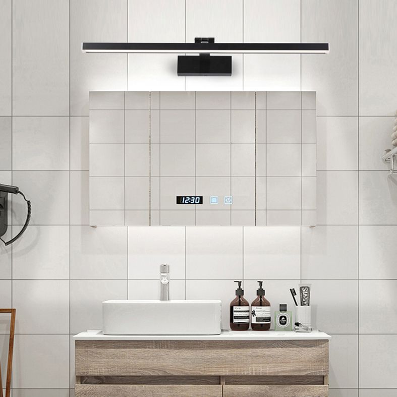 Modern Minimalist Style Linear Wall Mounted Vanity Lights Metal Vanity Lamp