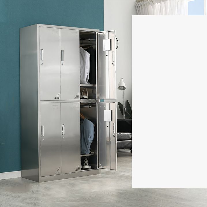 Metal Cabinet for Bathroom Contemporary Storage Cabinet with Hinged Door