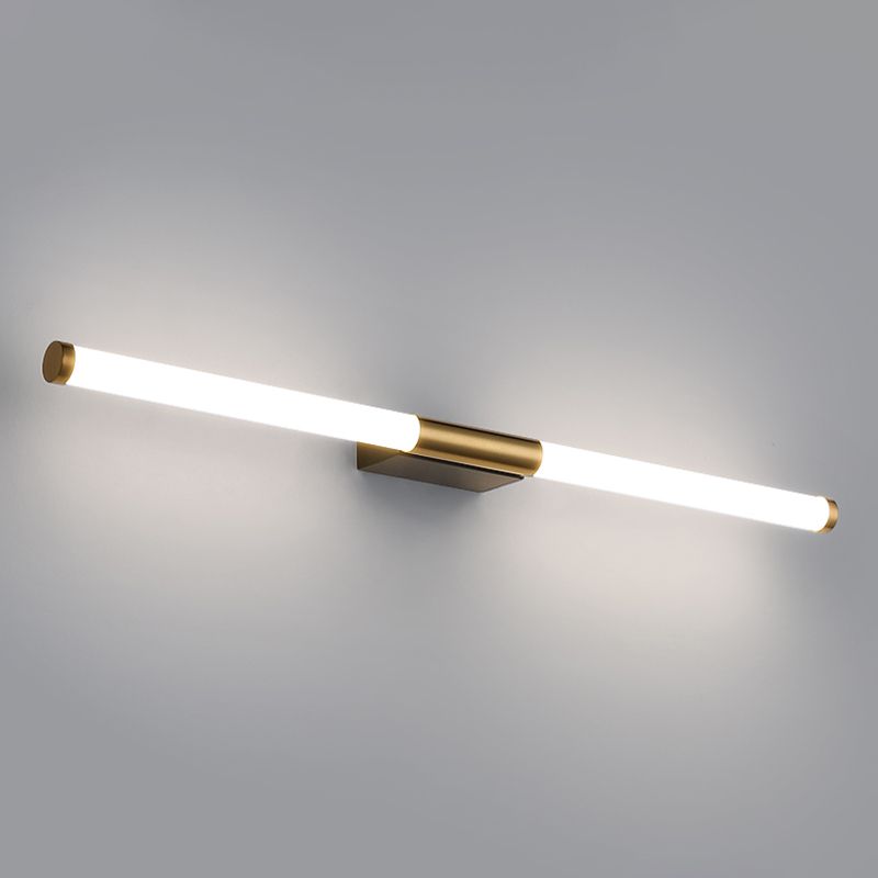 Tube metalen wand gemonteerd licht Simplicity Style LED goudzwart wandlamp armatuur