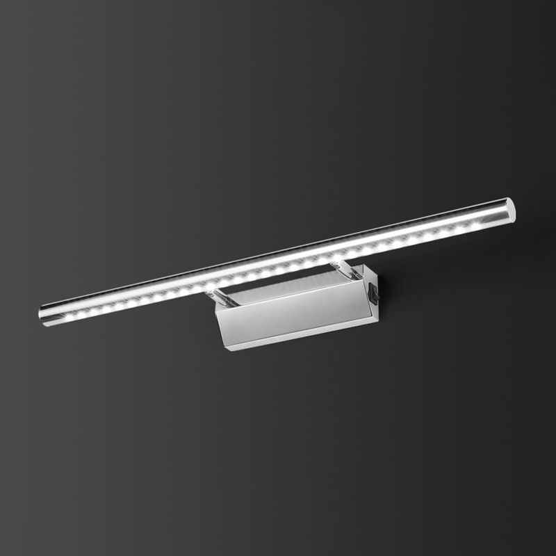 Silver Simplicity Vanity Wall Light Fixtures LED Wall Light Mirror Front Light