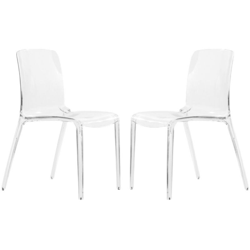 Juego de sillas de plástico de estilo escandinavo, sillas de comedor de cocina con respaldo sólido
