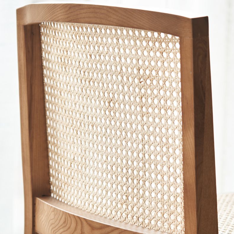 Traditional Style Dining Chair Solid Wood Stackable Side Chair for Home