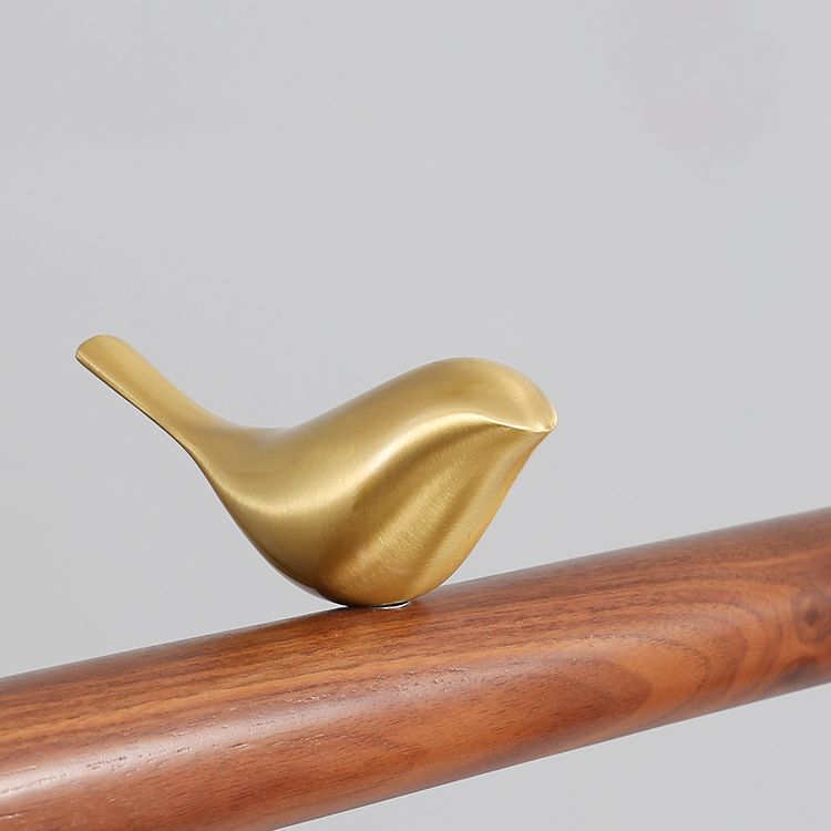 Modern Wood Chandelier Lamp 1-Light Linear LED Island Pendant for Study Room