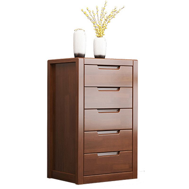 Contemporary Solid Wood Storage Chest Bedroom Chest with Drawers