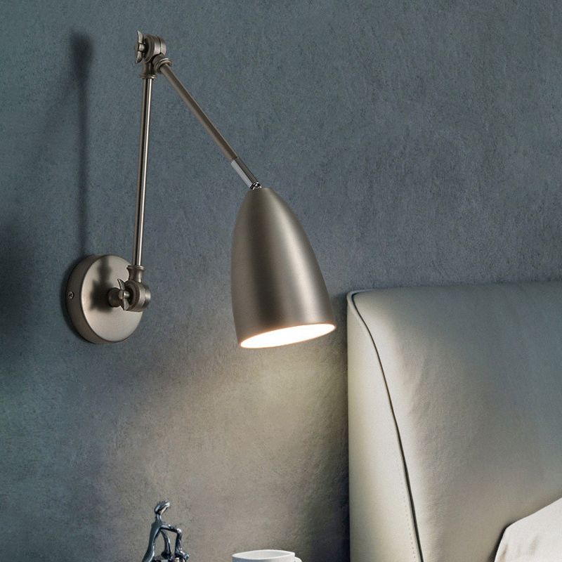 Modern Wall Lighting Fixtures Metal 1 Light Flush Mount Wall Sconce for Dining Room