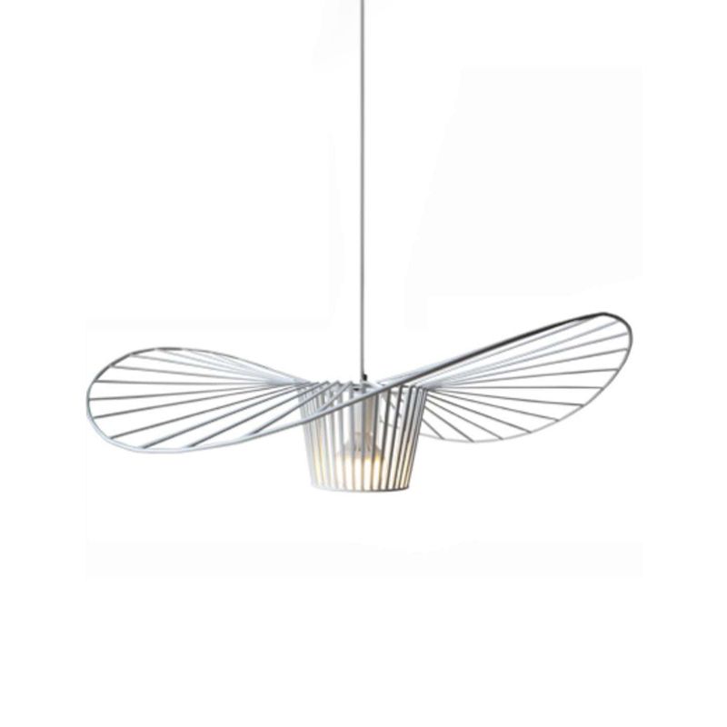 Pendants contemporains, luminaire suspendu de paille en métal moderne 1-Light