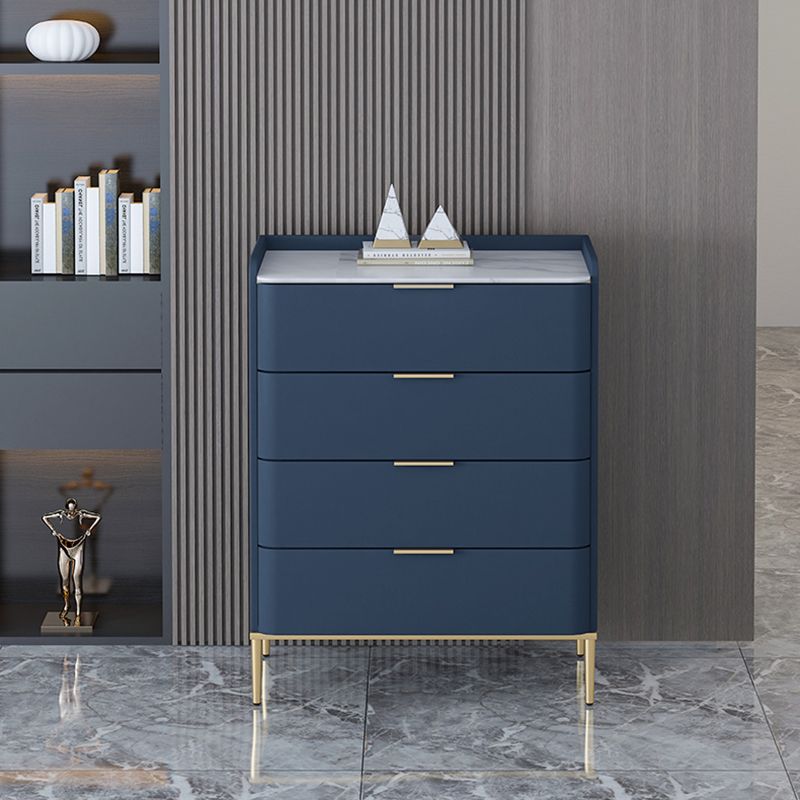 Modern Accent Chest with 3/4/5 Drawers and Straight Legs Chest