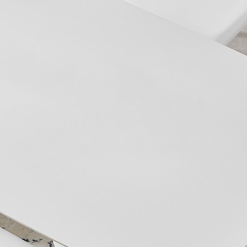 White Modern Dining Table Set 1/5/7 Pieces Dinette Set for Dining Room