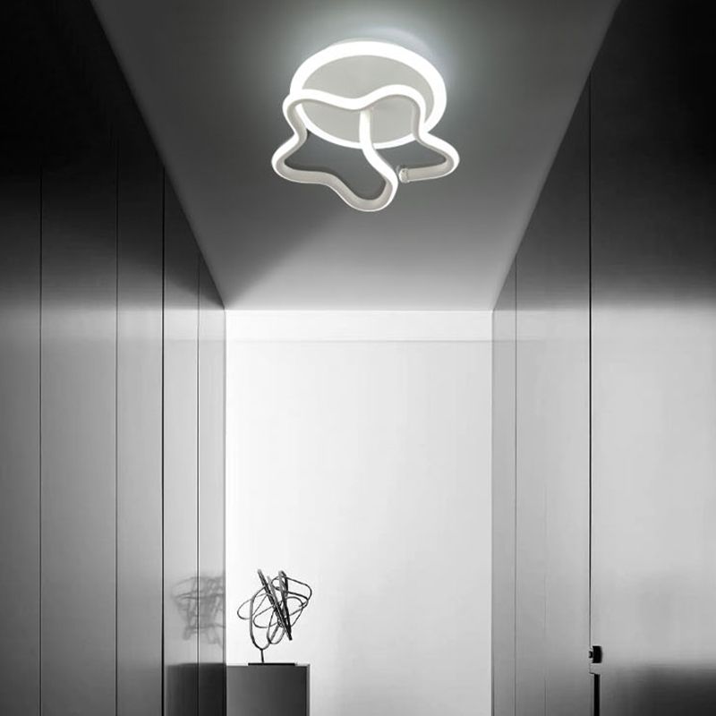 Acrylic Star LED Flush Mount Lighting Contemporary Flush Mount Ceiling Light for Corridor