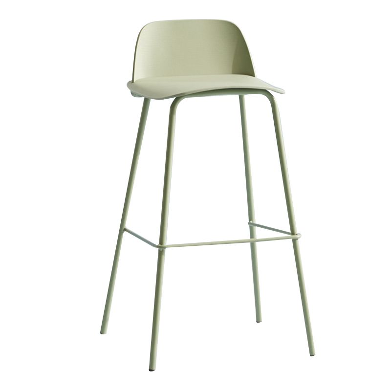 Comptoir et tabouret de bar en plastique moderne, repose-pieds rectangulaire, tabouret de bar d'intérieur
