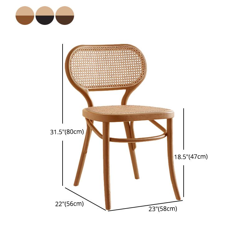Silla tradicional de madera para comedor, cocina, silla lateral trasera King Louis