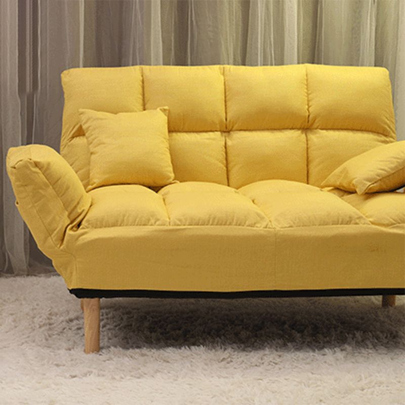 Contemporary Biscuit Back Square Arm Linen with Storage Seating