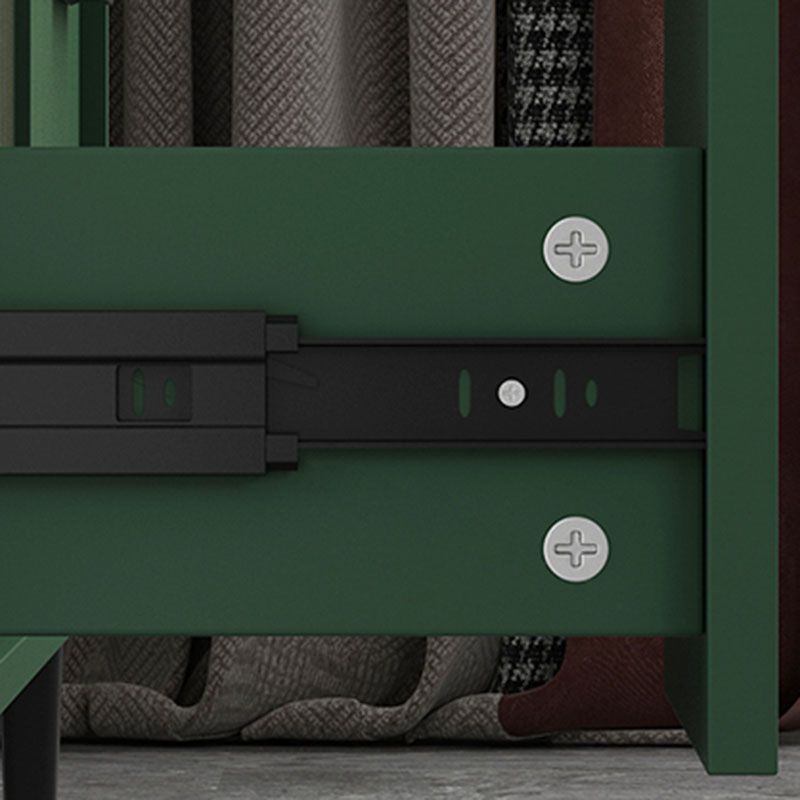 Glam Style Buffet Sideboard Engineer Wood Server with Door and Drawer for Living Room