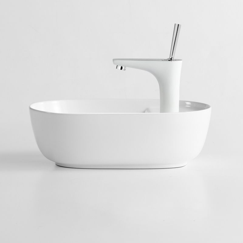 Modern Style Bathroom Sink Faucet with 1-Handle Brass Sink Faucet