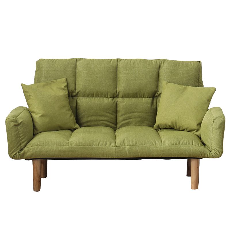 Contemporary Biscuit Back Square Arm Linen with Storage Seating