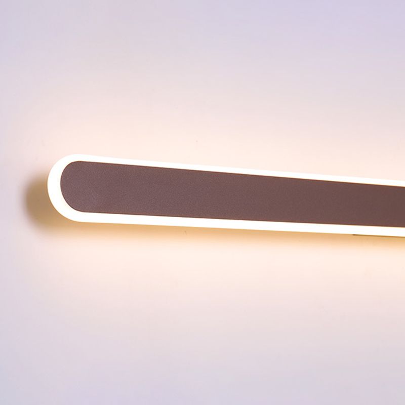 Modern LED Wall Mount Light 1-Light Wall Light with Acrylic Shade for Bedroom