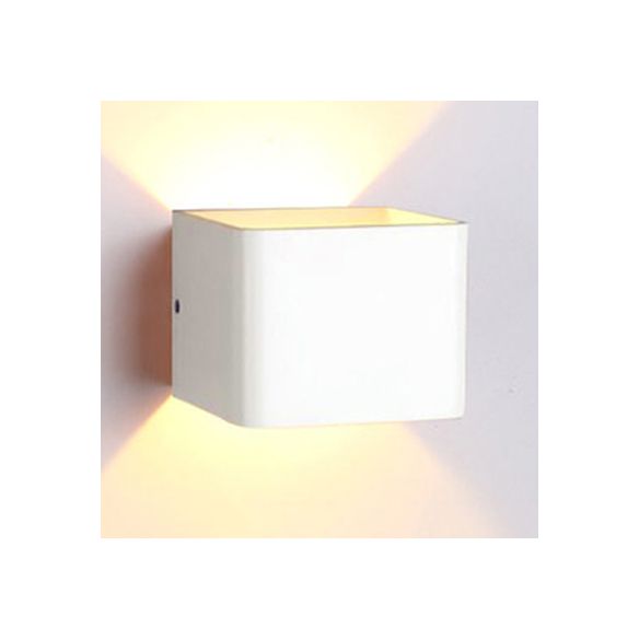 Cube Schattenleuchten Lichtminimalismus Aluminium warm/weiße Beleuchtung LED LED LEDIGKEIT