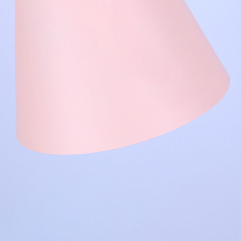 Modern Style Cone Shape Hanging Light Metal 1 Light Hanging Lamp for Bedroom