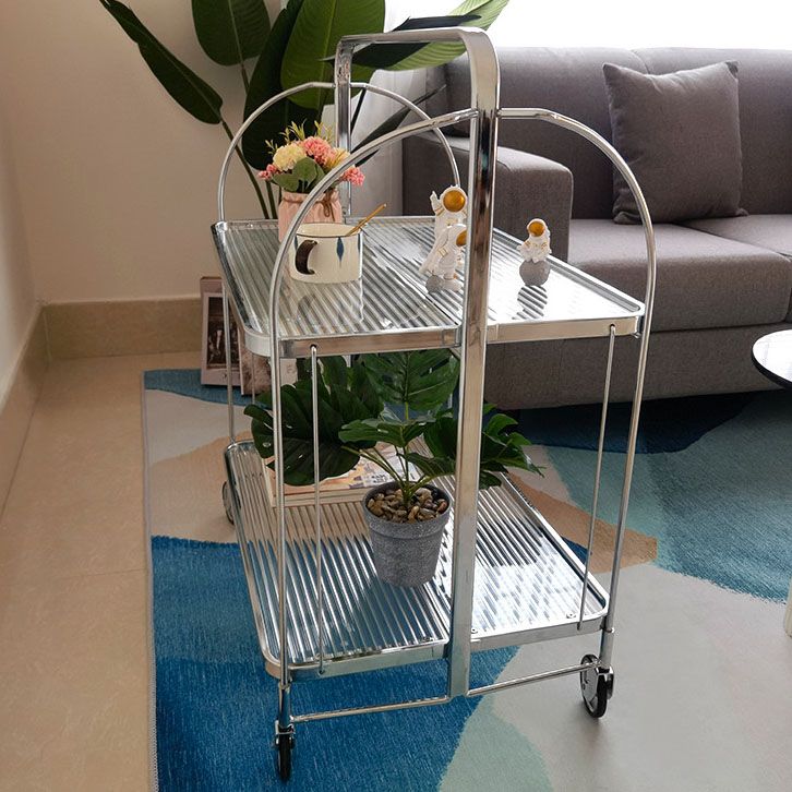 29.53" Tall Contemporary Style Side End Table Glass Sofa Side Accent Table