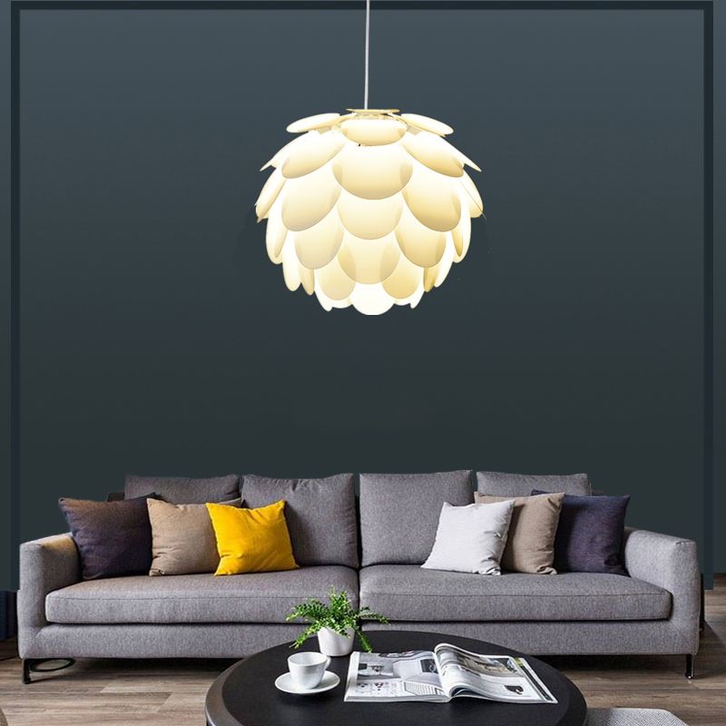 Luminaire pendentif en plastique moderne des luminaires suspendus pour la salle à manger