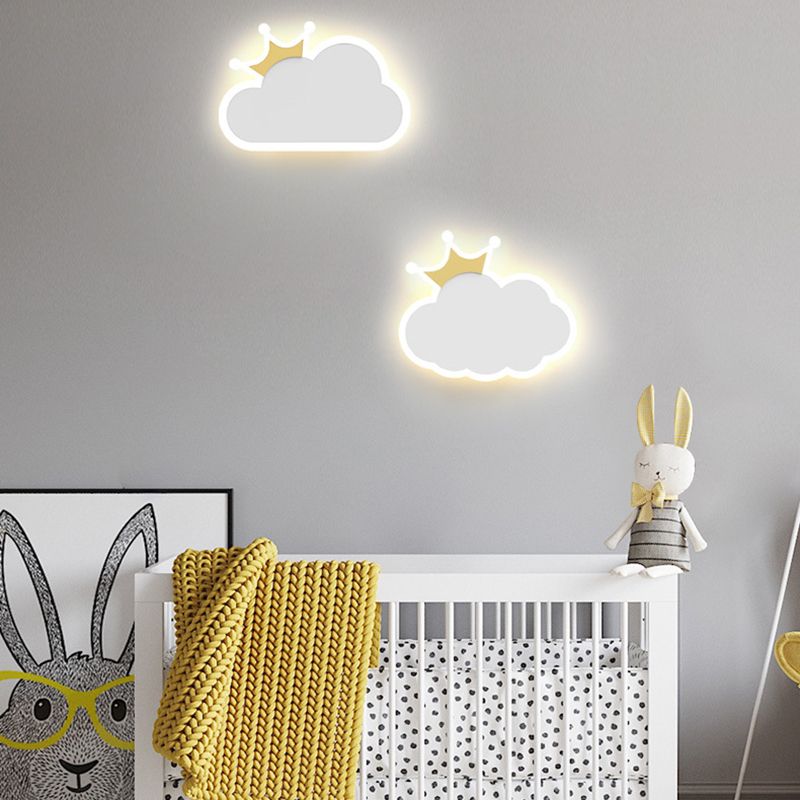 Wall Mount Light Fixture Nordic-Style Metal Kids Bedroom Wall Mount Light