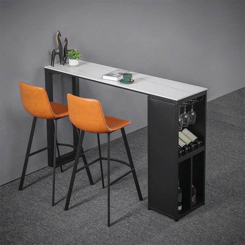 Sintered Stone Bar Table Rectangle Dining Table for Kitchen Living Room Coffee Room
