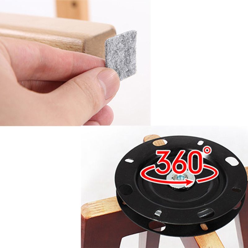 Nordischer Holz Low Rücken Barstool Schwenkerner hoher Hocker mit Polster