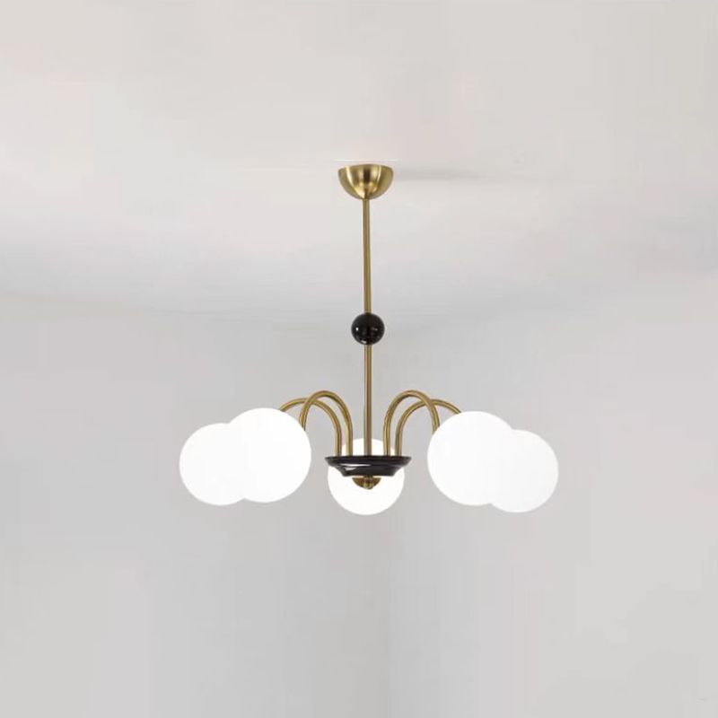 Modern Chandeliers For Dining Room Globe-Shaped Chandelier Pendant Light