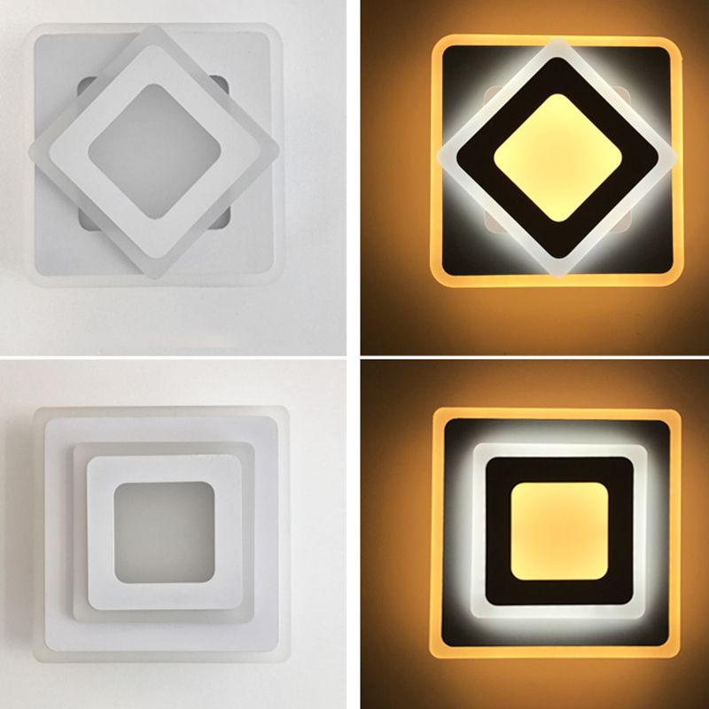 Sconce Light Fixture Modern Style LED Metal Wall Sconce Lighting for Bedroom