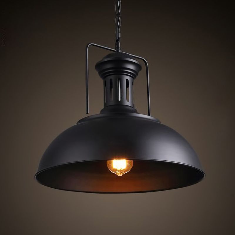 Copertura metallica a sospensione Light Antique Antique Atmy Restaugaping Lampone