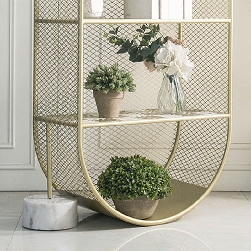 Modern Style Bookcase Closed Back Metal Bookshelf for Home Office