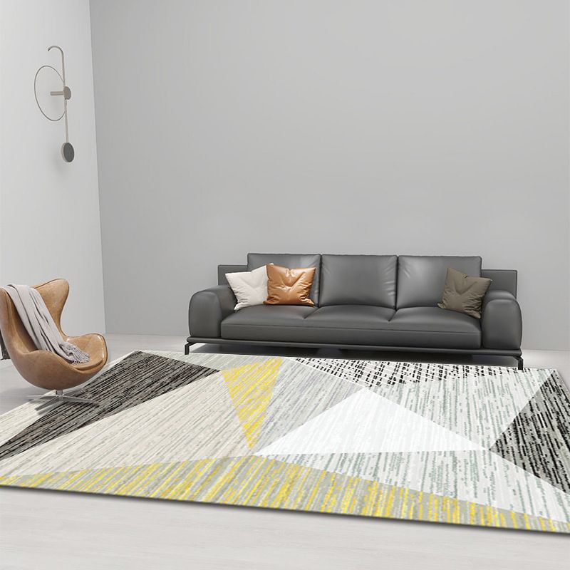 Simplicity Home Decoration Rug Graphic Pattern Area Carpet Polyester Pet Friendly Indoor Carpet