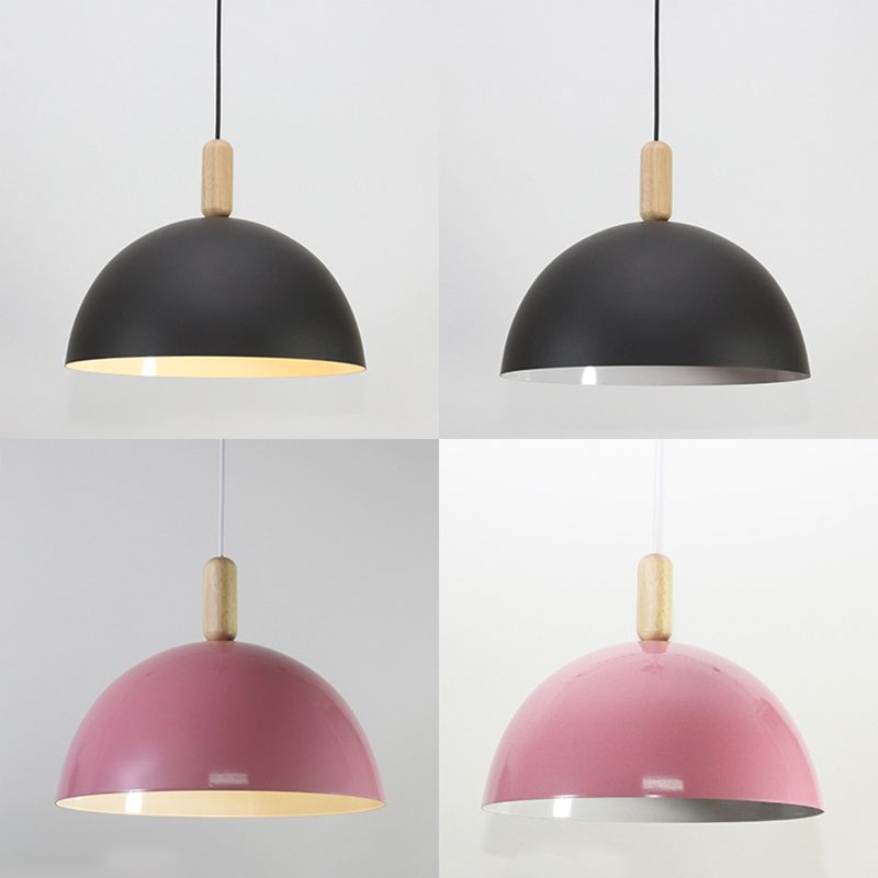 Kegelform hängende Beleuchtung moderner Metall 1 Licht Anhängerlampe für den Kindergarten