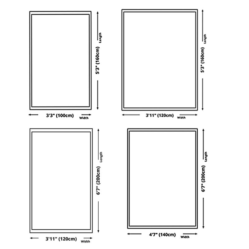 Apricot Tone Flowers Rug Polyester Carpet Simple Anti-Slip Backing Indoor Rug for Home Decoration