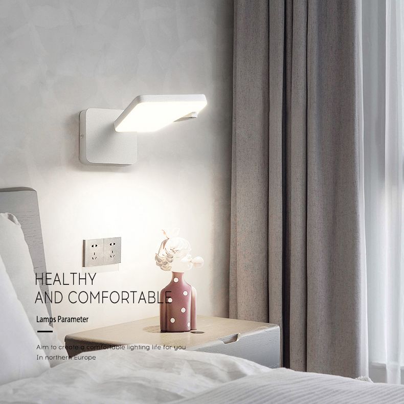 Luz de estudio de dormitorio de interior de pared de pared de pared moderna