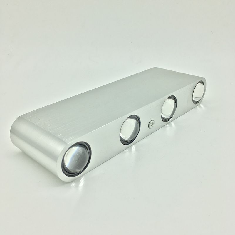 8 Leichtwerte rechteckige LED-Wandlampe kreatives Aluminium dekoratives Ambiente Licht für Pub Café