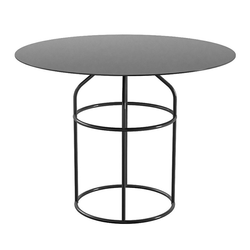 Pink / Black /gold /white Metal Frame Round Top Coffee Table