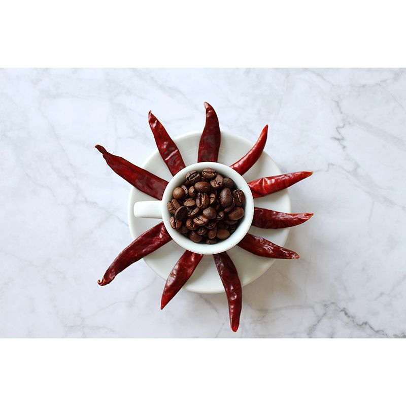 Roasted Coffee Beans Mural for Coffee Shop Mildew Resistant Wall Covering