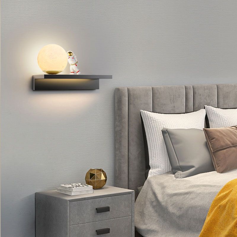 Modern Wall Light Fixture Astronaut Wall Light Sconce for Kid's Bedroom