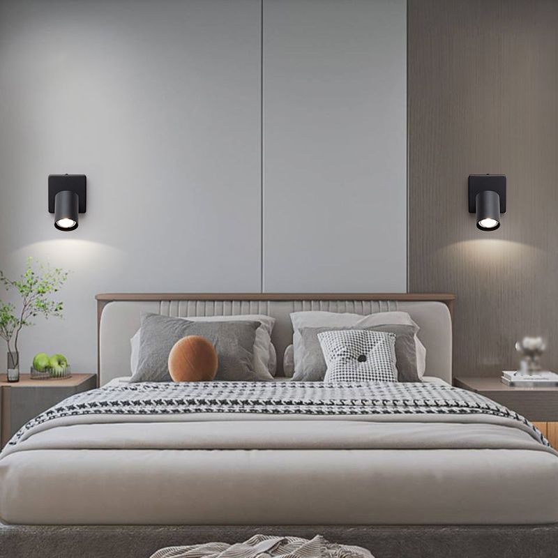 Modern Simple Aluminum Wall Light Cylinder Shape Wall Lamp for Living Room