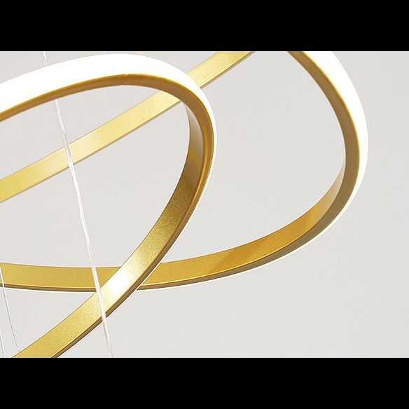 Luce a sospensione a sospensione a più livelli Luci a sospensione in gel di silice in stile nordico