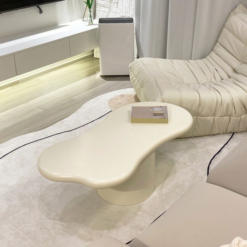 Pedestal Coffee or End Table Contemporary Slate Coffee Cocktail Table