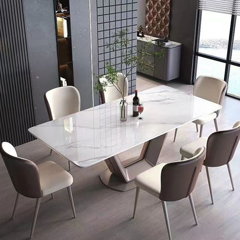 Dining Room Dinner Kitchen Table Dining Table with Pedestal Base