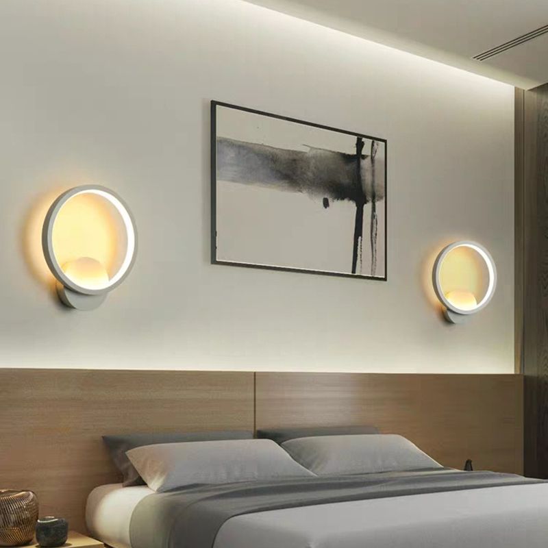 Modern Minimalist Style Linear Wall Sconce Lights Metal Wall Mounted Lamps