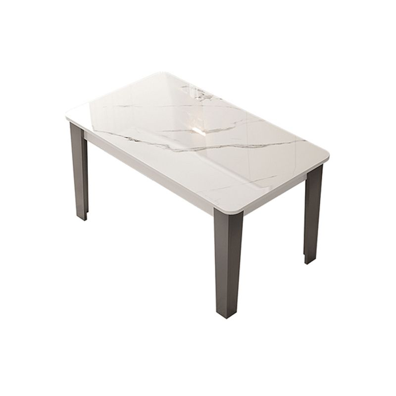 4 Legs Dining Table Rectangle Dining Table for Kitchen Dining Room
