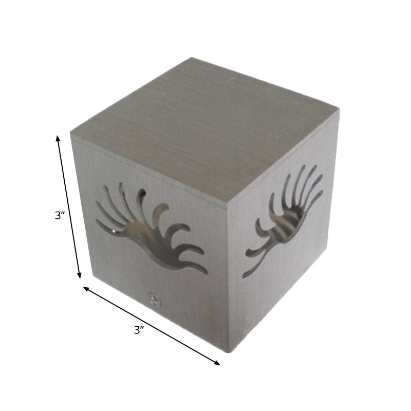 Coupés en aluminium Tentacle à chasse d'eau Creative Creative moderne Silver Silver Murce en rouge / bleu / violet Lumière pour le couloir