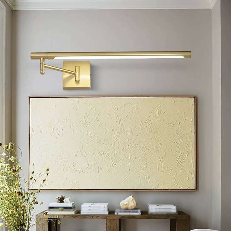 Linear Metal Wall Mounted Lights Modern Wall Mounted Light Fixture for Bathroom