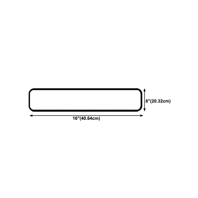 Rectangle Shape Metal Wall Light Modern Style 1 Light Wall Mounted Lamp