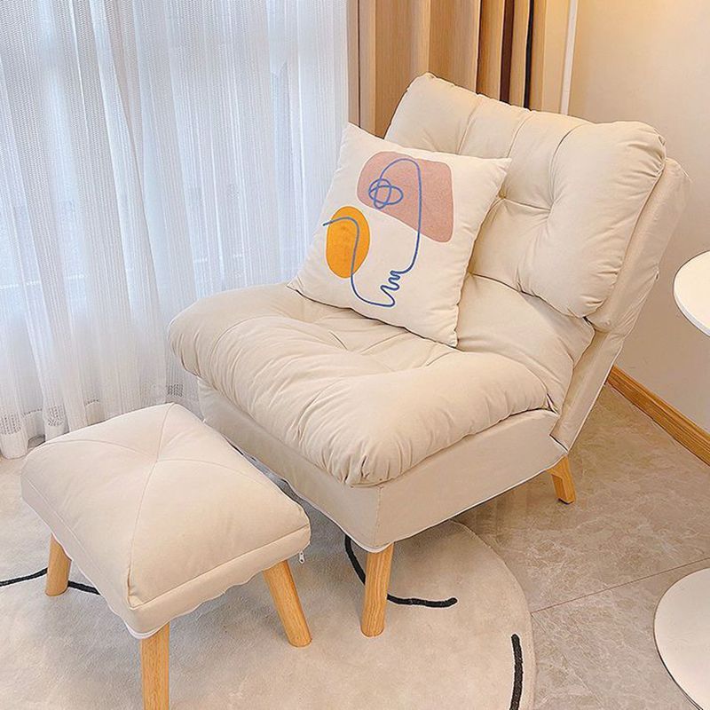 Contemporary Upholstery Recliner Chair Solid Color Standard Recliner