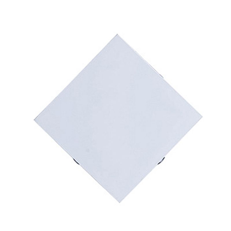 Geometrische Form Metallwandbeleuchtung moderner Stil 4 Leuchten Wandmontage Beleuchtung in Silber